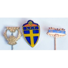 3 значка Федерации Футбола Швеции