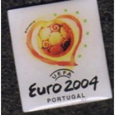 Значок с лого Чемпионата Европы 2004, официальный.