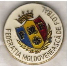 Значок Федерации Футбола Молдовы (белый фон)