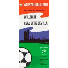 Программа Виллем 2 (Голландия) - Бетис Севилья (Испания) 20.10.1998