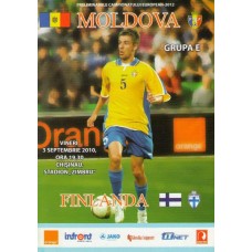 Программа Молдова - Финляндия 03.09.2010 отбор ЧЕ-2012 