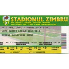 Билет Зимбру Кишинев (Молдова) - Османлыспор (Турция) Лига Европы 14.07.2016